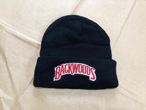 BACKWOODS ニット帽 ニットキャップ 黒 BACK WOODS ビーニー BLACK