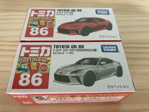 ☆全国送料無料☆新品 未開封 トミカ【トヨタ GR 86 2種 新車シール付】No.86☆