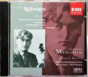 ★極稀CD★Enescu Enesco Menuhin Monteux Bach Violin Concerto エネスコ エネスク メニューイン モントゥー バッハ ヴァイオリン協奏曲