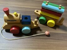 ミキハウス　ファースト　木製　プルトーイ　知育玩具　1歳_画像1