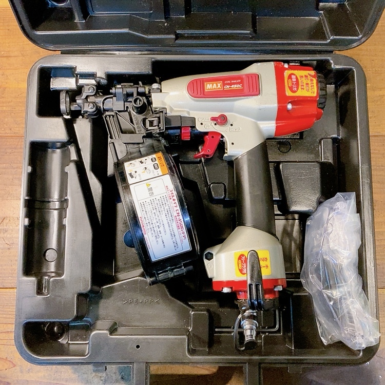 ☆動作品☆マックス☆MAX☆50㎜☆常圧釘打ち機☆CN450S(FP)☆ケース ...