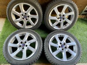 Volvo 235/45R17 94Q ダンロップウィンターマックス　スタッドレス　17x7J 5Hx108 ET50 4本セット