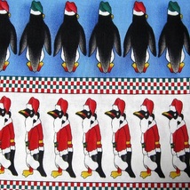 ◇セミヴィンテージ 　 ペンギン クリスマス　 鳥 アニマル　動物_画像3