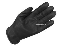 SULLIVAN GLOVE SHORTY VINTAGE BLACK S/サリバングローブ黒ブラック裏地なし鹿革ディアスキン本革バイク用レザーグローブ春用夏用秋用定番_画像3