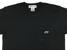 スピードアディクト POCKET L/S T-shirt BLACK XL/黒長袖ポケットTシャツポケteeロンt刺繍ワッペンワンポイントアメカジ古着ビンテージ70s_画像2