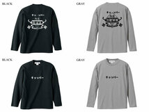 チョッパー 切断単車 L/S T-shirt BLACK L/ロンteetriumphサンダーバードt100t120t140tr6ローライダーカスタムバイクホットロッドフリスコ_画像2