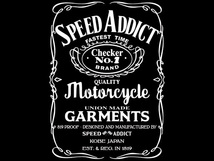 SPEED ADDICT JACK DANIEL'S POCKET L/S T-shirt BACK PRINT BLACK XL/ロンtポケットteeバイカーファッションchopperアメリカンバイク80s_画像6