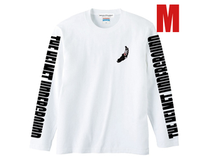 袖THE HELMET UNDERGROUND L/S T-shirt WHITE M/白長袖teeロンt袖プリントヴェルベットアンダーグラウンド＆ニコvelvet underground&nico