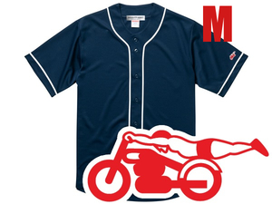 袖スピードアディクト BASEBALL SHIRT NAVY M/ネイビーベースボールシャツyankeesヤンキース半袖シャツアロハシャツ刺繍ワンポイント古着