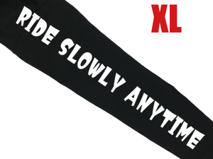 RIDE SLOWLY ANYTIME L/S T-SHIRT BLACK XL/ホンダスーパーカブ主ウイングマークc50cc90c110ccハンターカブクロスカブスポーツカブ郵政カブ