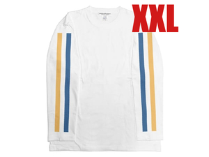 60's RACING STRIPE L/S T-shirt BUCO STRIPE XXL/袖プリントレーサーレーシングダートレースvmxモトクロスオフロードバイクブコヘルメット