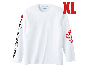 袖スピードアディクト L/S T-shirt WHITE XL/長袖プリントロンteeベスパランブレッタチョッパーバイクバイカーファッションハーレーchopper