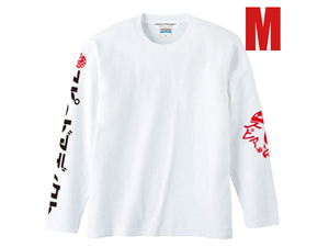 袖スピードアディクト L/S T-shirt WHITE M/白長袖プリントラビットスクーター英車英国車トライアンフbsanortonmoto guzzimv agusta60s70s