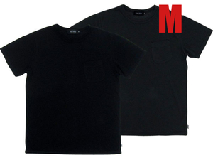 30's DESIGN POCKET Tシャツ 2pc SET BLACK×CHARCOAL M/チョッパーバイク乗りモーターサイクルオールドスクールツーリングドライブ二輪車