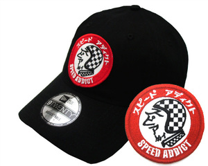 New Era キャップ SPEED ADDICT/ニューエラCAP帽子スピードアディクトライダーチョッパーバイク乗りストリートカジュアル古着風アメカジ