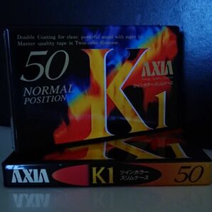 2本◆SEALED◆未開封■AXIA アクシア K1 A 50 TYPE1 ノーマル カセットテープ◆CASSETTE TAPES