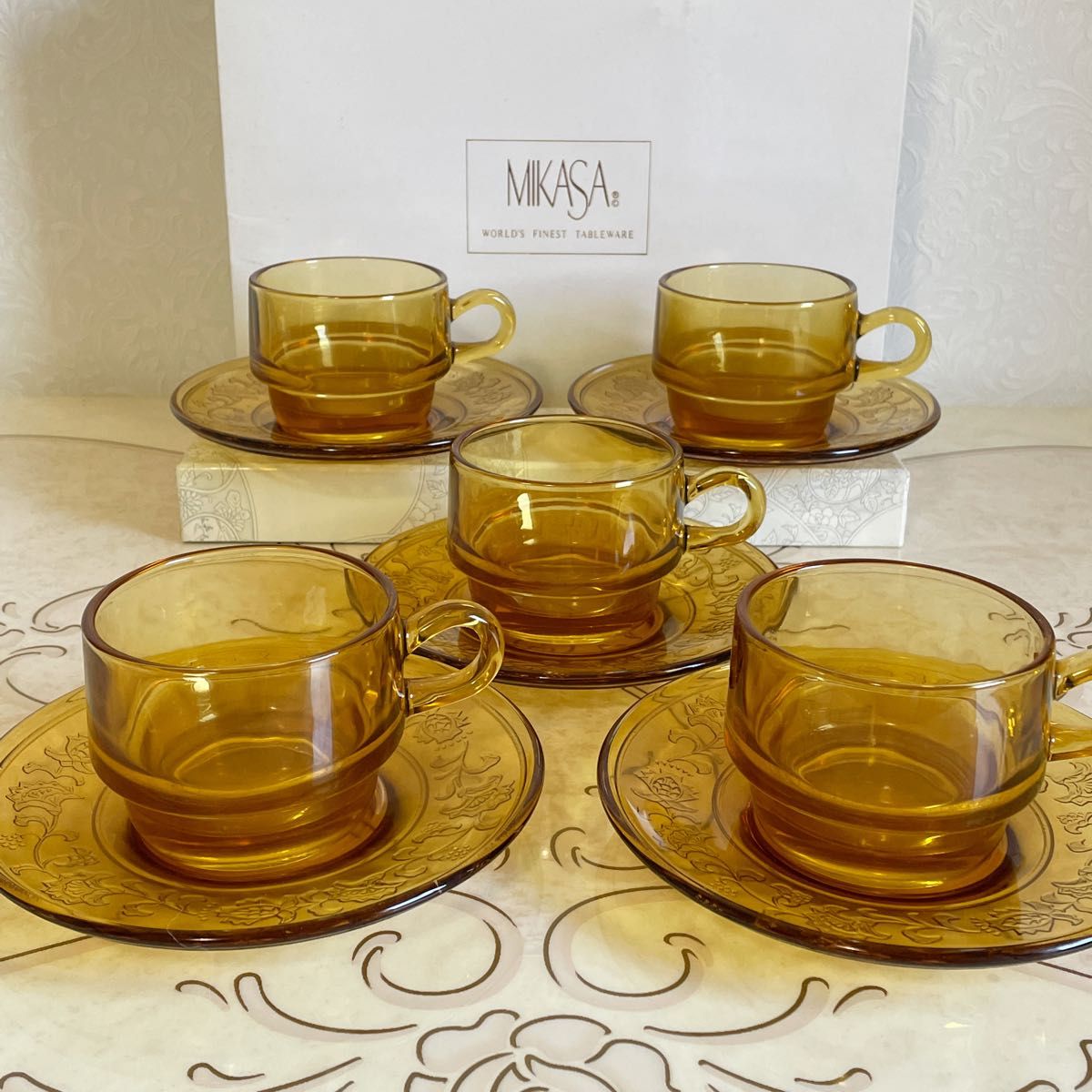 ラッピング対象外 希少!宮中御用品 ナカヤマ 菊花御紋章入コーヒー碗