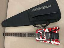 中古 HOHNER ホーナー エレキギター STEINBERGER スタインバーガー ブラック ヘッドレス EVH _画像7