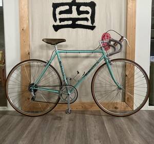 ビアンキ レコード Bianchi Rekord 748 緑 70's ロードバイク 52mm- 美品