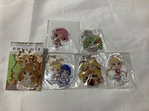 【同人グッズ】 プリパラ アクリルスタンド アクリルキーホルダー 6点セット きゃらこん CaraCorn アイドルマスター プリチャン プリマジ