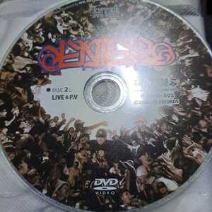 ENTER DVD VOL.1 DISC 2 LIVE & P.V DVD ディスクのみ