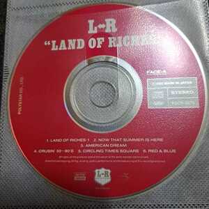 ケース無　ジャケット付　L⇔R/LAND OF RICHES CD 2枚組