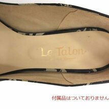 ルタロン Le Talon パンプスレディース 23.5cm パンプス ハイヒール 花柄 リボンモチーフ 中古 古着 1616_画像5