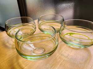 手作りガラス 小鉢 ４個セット