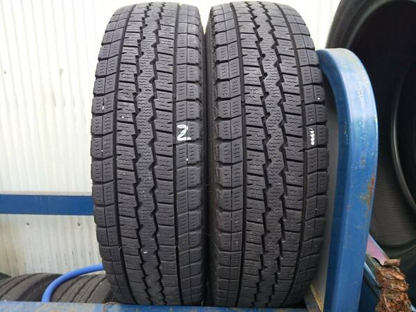 送料無料5,000円 155/80R14 88/86N LT【2019年製◆中古2本◆8.5mm溝】 DUNLOP(ダンロップ)_WINTER MAXX(ウインターマックス) SV01