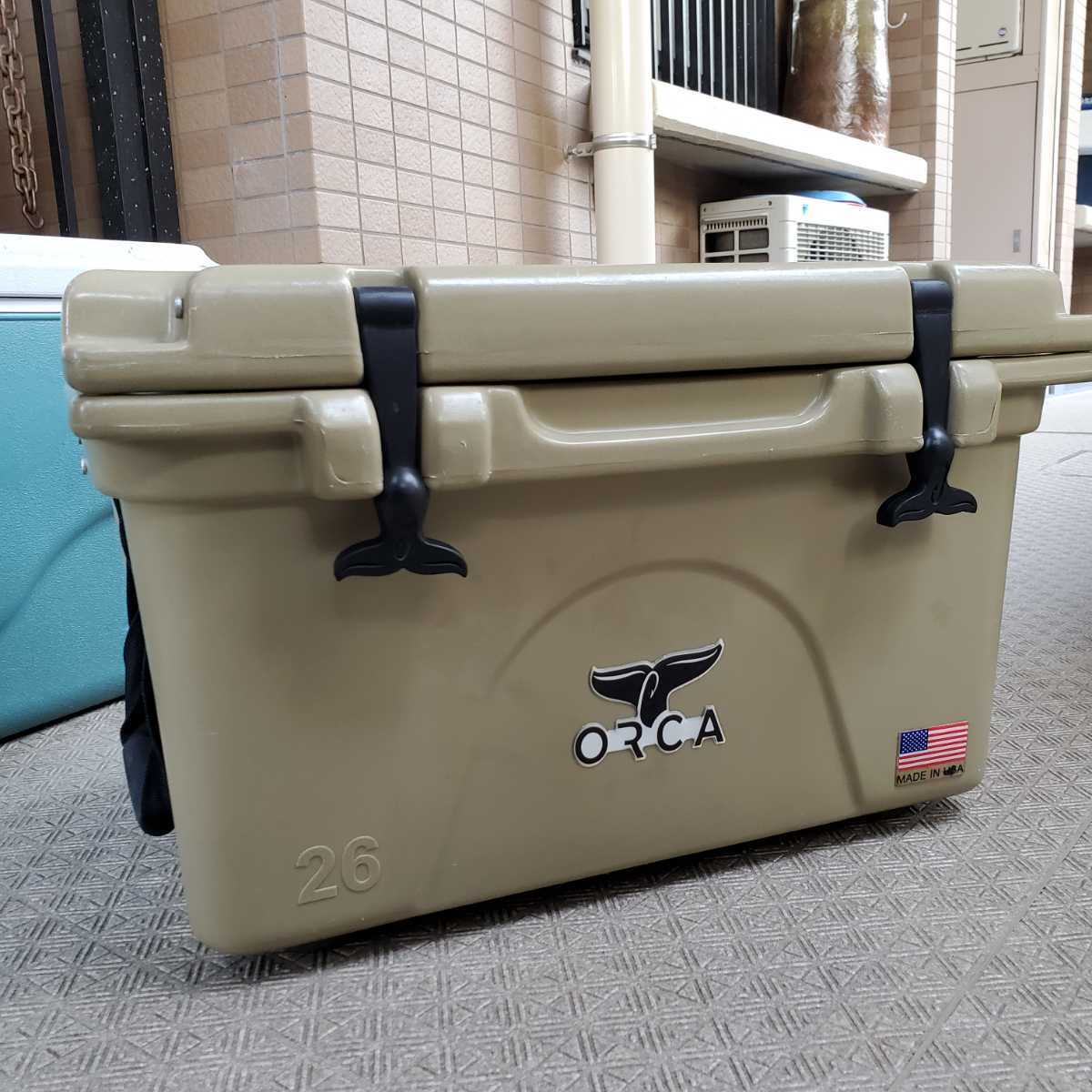 オルカORCAクーラーボックス26QT タンカラー