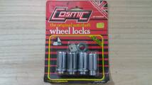 COSMIC wheel locks コズミック ホイール ロック（ロックナット）当時物 新品 未使用品 イギリス製_画像1