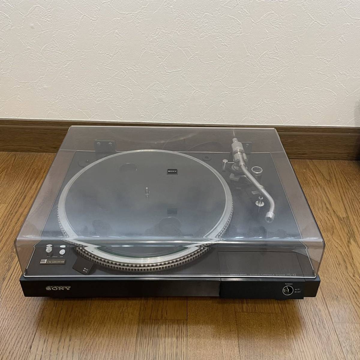 動作品 70年代 SONY PS-3 レコードプレーヤー D.D.-