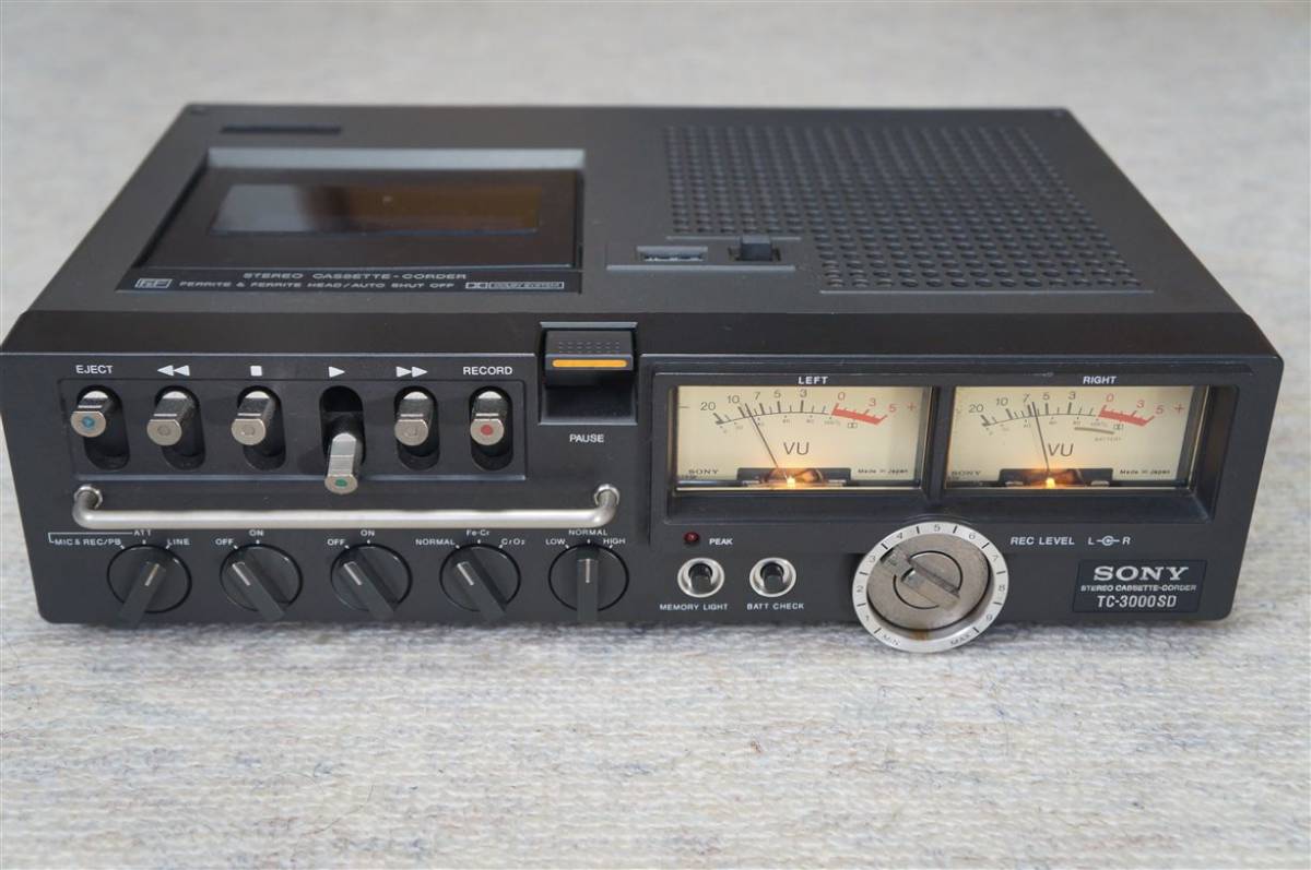 2023高い素材 SONY カセットデンスケ TC-3000SD ♪ - grupofranja.com