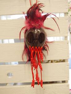 * Hawaii direct import *BIG squid squid | amulet |. except .| Hawaiian helmet <BIG red >