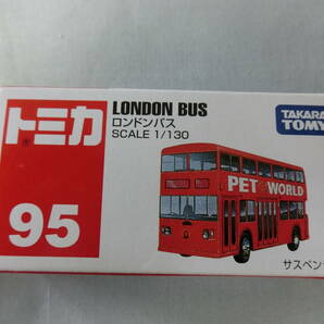 ★最終値下げ★トミカ 95 ロンドンバス 1/130 スケール LONDON BUS 赤箱 ベトナム製 PET WORLD 未使用に近いの画像7