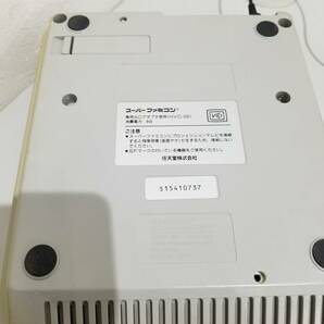 ■【47103】中古レア骨董★SFC スーパーファミコン 本体 SHVC-001 通電確認 年季の入った色です。■の画像6