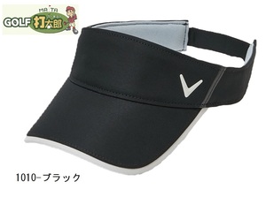 キャロウェイ 【Callaway】 メンズ ゴルフ バイザー 帽子 C22291110 FR ブラック 【2327】