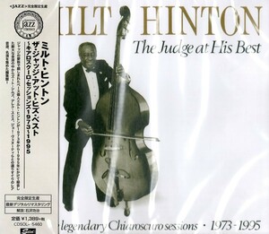 【新品CD】ザ・ジャッジ・アット・ヒズ・ベスト~キアロスクーロ・セッションズ1973~1995 / ミルト・ヒントン　Milt Hinton