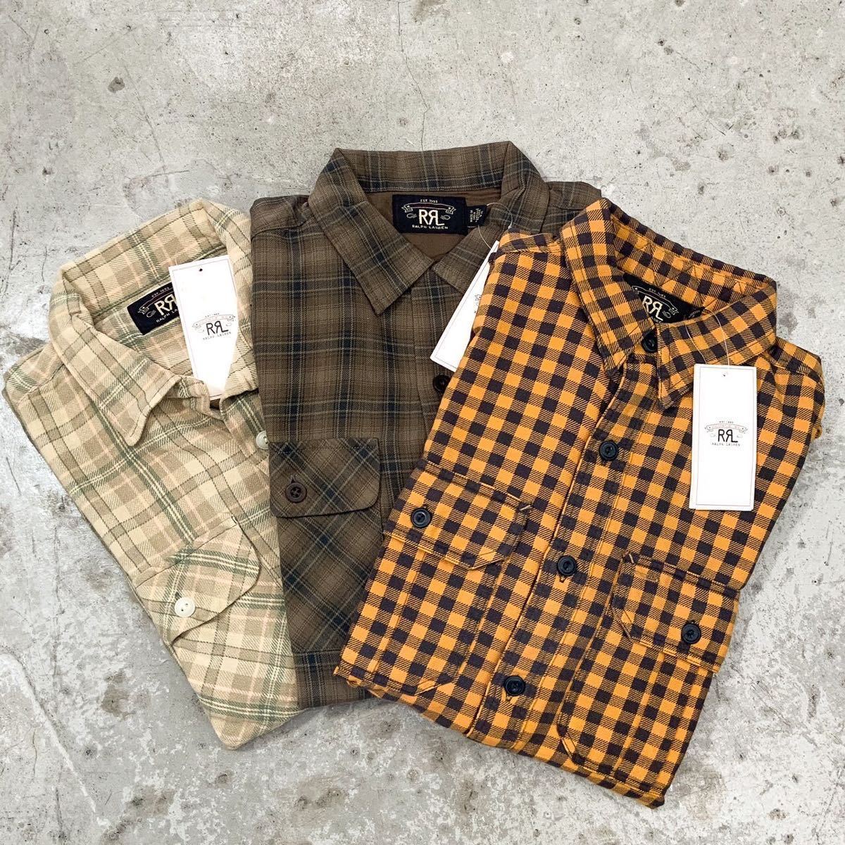 売り切れ必至! ダブルアールエル 22FW 新品 新品 プラッド RRL 22FW