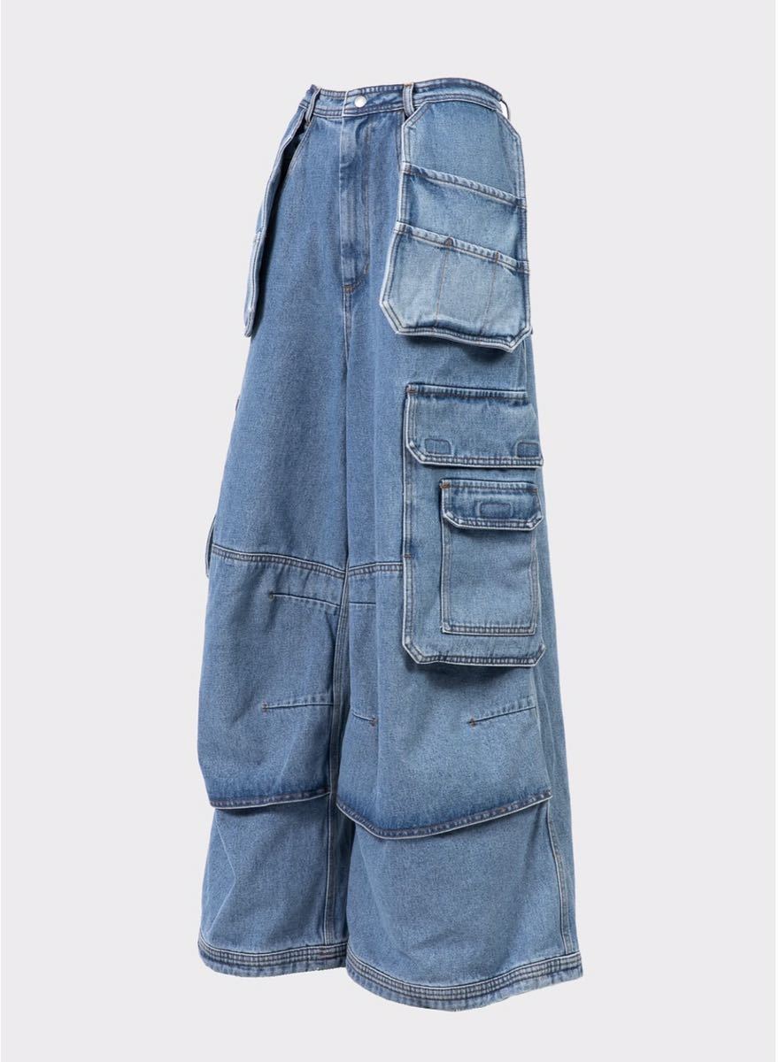 超定番 HED MAYNER スリータックスラックス 40サイズ ネイビー