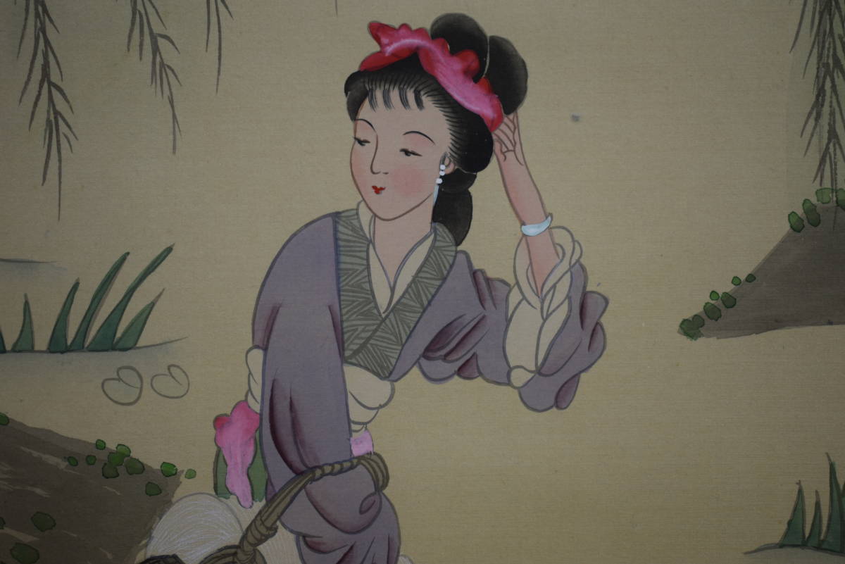年最新ヤフオク! 中国美人画絵画の中古品・新品・未使用品一覧