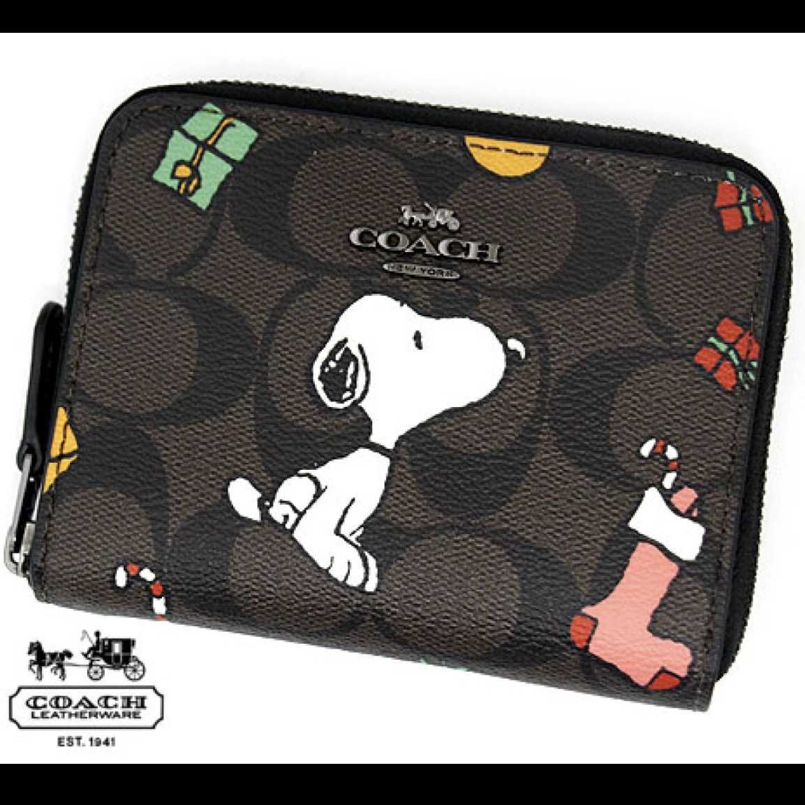 安心の関税送料込み COACH X PEANUTS ジェイミー カメラ バッグ