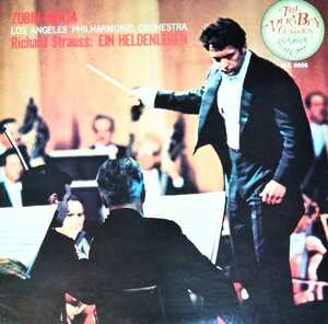 R・シュトラウス 英雄の生涯 メータ 国内キング盤(見本盤) ロサンゼルスフィル R STRAUSS HELDENLEBEN LOS ANGELS PO 1968 LP