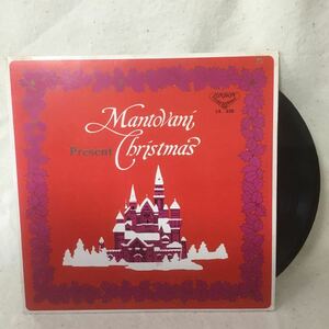 R-022 EPレコード マントヴァーニのクリスマス・プレゼント もろびとこぞりて 他 マントヴァーニ管弦楽団 ★再生チェック済・2面に書込み有