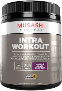 MUSASHI (msasi)INTRA WORKOUT necessary amino acid & BCAA powder 350g gray p taste in tiger Work out EAA