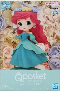  новый товар нераспечатанный Q posket stories Disney Characters -Flower Style Ariel Ariel Little Mermaid (B)