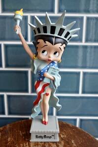 新品 Betty Boop ベティちゃん 自由の女神　レジンドール　フィギュア　アメリカン インテリア　liberty NY 置物