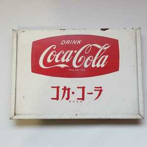  Coca * Cola табличка Showa Retro retro подлинная вещь 