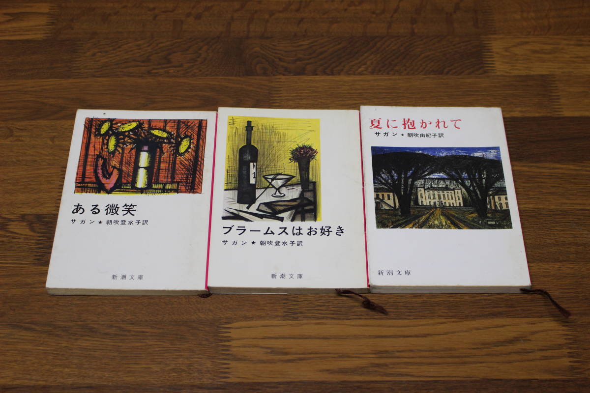 サガン2冊セット 失われた横顔 心の青あざ 朝吹登水子 訳 新潮文庫