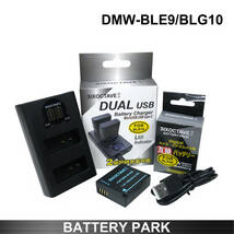 パナソニック DMW-BLE9 / BLG10 互換バッテリーと互換充電器 Lumix DC-TX2D DC-TZ90 DC-TZ95 MC-TZ100 DMC-TZ101 DMC-TZ81 DMC-TZ85_画像1